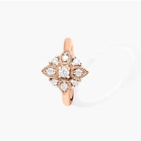 Piercing Créole Fleur Graphique  Diamants 10mm – Djula