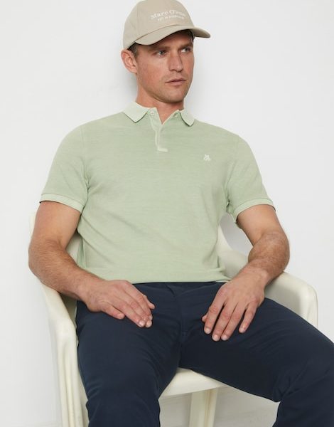 Polo à manches courtes en maille piquée Shaped Fit – Marc O’Polo