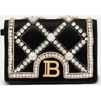 Porte-cartes B-Buzz en velours et perles – Balmain