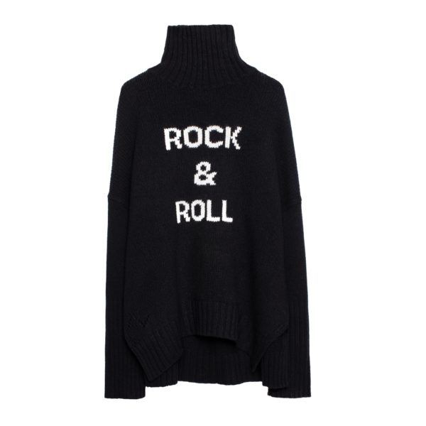 Pull Alma Rock & Roll Noir – Taille Xs – Femme – Zadig & Voltaire