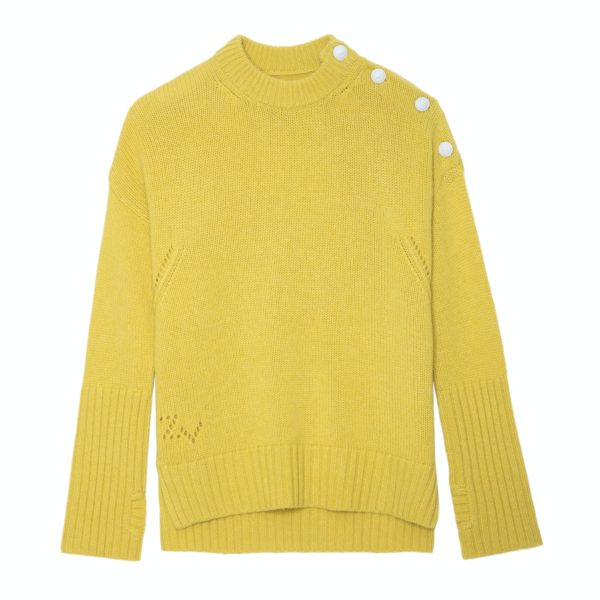 Pull Malta Cachemire Jonquil – Taille Xs – Femme – Zadig & Voltaire