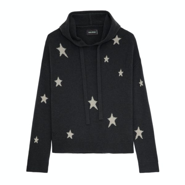 Pull Marky Stars Cachemire Ardoise – Taille Xs – Femme – Zadig & Voltaire