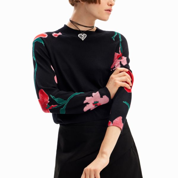 Pull fleurs aquarelle – Desigual