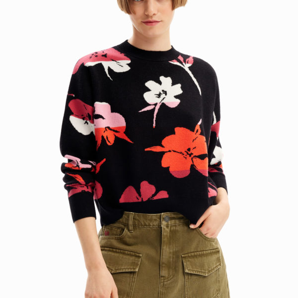 Pull oversize fleurs – Desigual