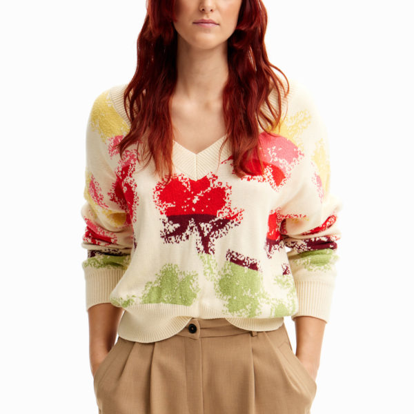 Pull oversize fleurs – Desigual