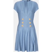 Robe 6 boutons en maille – Balmain