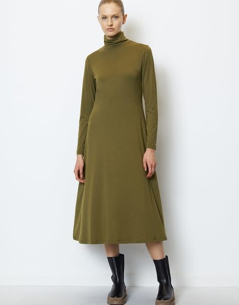 Robe à col roulé en jersey fitted - Marc O'Polo
