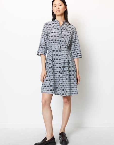 Robe-chemise courte au toucher soyeux – Marc O’Polo