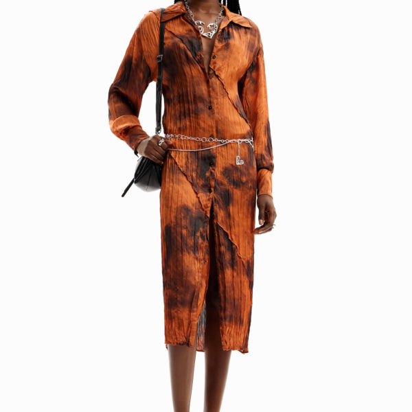Robe chemise midi – Desigual