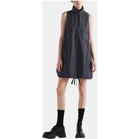 Robe courte droite en Re-Nylon signature all-over – Prada