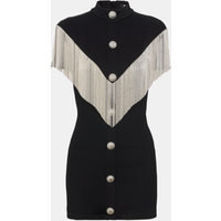 Robe courte franges métal – Balmain