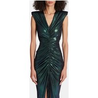 Robe drapée en jersey iridescent – Balmain