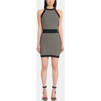 Robe en maille à monogramme – Balmain