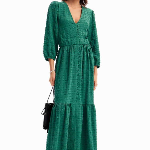 Robe longue texturée – Desigual