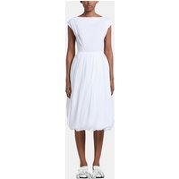 Robe mi-longue en coton col bateau – Marni