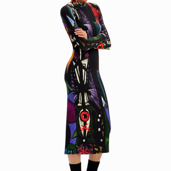 Robe midi arty M. Christian Lacroix – Desigual