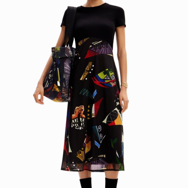 Robe midi combinée M. Christian Lacroix – Desigual