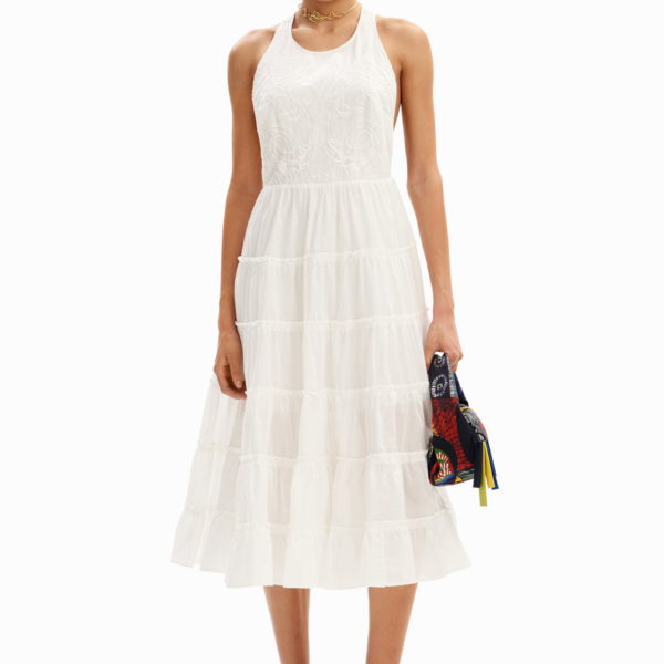 Robe midi décolletée M. Christian Lacroix – Desigual