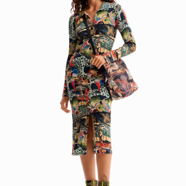 Robe midi tapisserie M. Christian Lacroix – Desigual