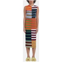 Robe sans manches ajustée mi-longue en laine – Marni