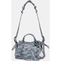 Sac À Main Neo Cagole en denim monograme – Balenciaga