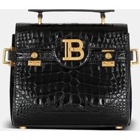 Sac B-Buzz 23 en cuir effet crocodile – Balmain