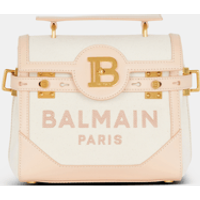 Sac B-Buzz 23 en toile et cuir – Balmain