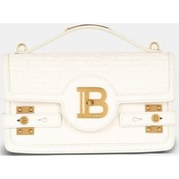 Sac B-Buzz 24 en cuir grainé monogramme – Balmain