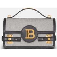 Sac B-Buzz 24 en toile et cuir – Balmain