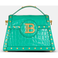 Sac B-Buzz Dynasty en cuir verni – Balmain