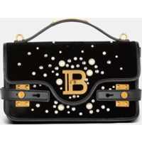 Sac B-Buzz Shoulder 24 en velours brodé – Balmain
