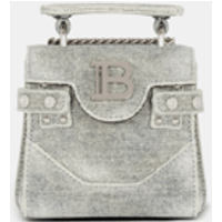 Sac B-Buzz mini en denim effet vintage – Balmain