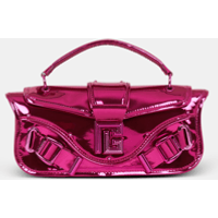 Sac Blaze Pouch en cuir effet miroir – Balmain