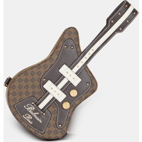 Sac Pochette Guitar Bag monogramme et cuir – Balmain