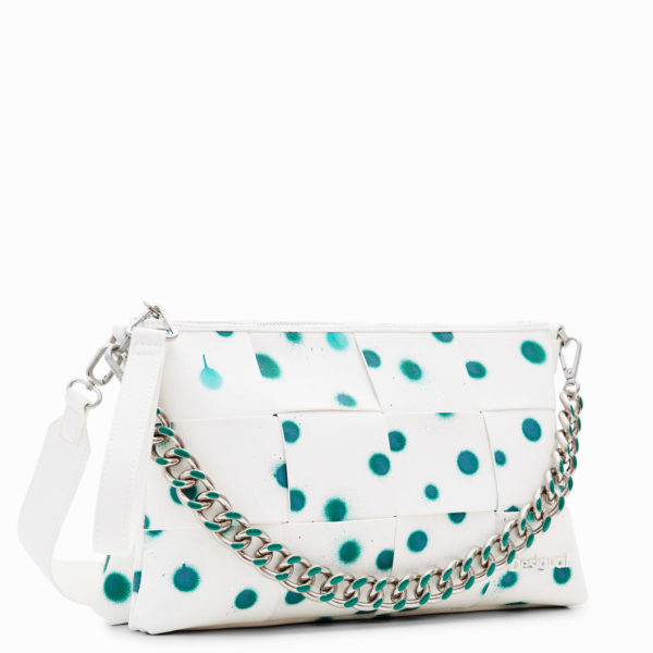 Sac à bandoulière M tressé gouttes – Desigual