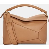 Sac besace Puzzle en cuir grainé souple – Loewe