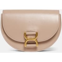 Sac besace demi-lune Mini Flap cuir – Chloe