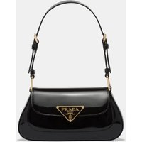 Sac besace en cuir verni signature – Prada