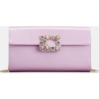 Sac pochette Flower détails strass – Roger Vivier