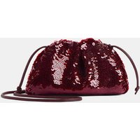 Sac pochette en cuir à sequins – Bottega Veneta