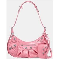 Sac porté épaule Le Cagole petit modèle embossé crocodile en cuir – Balenciaga