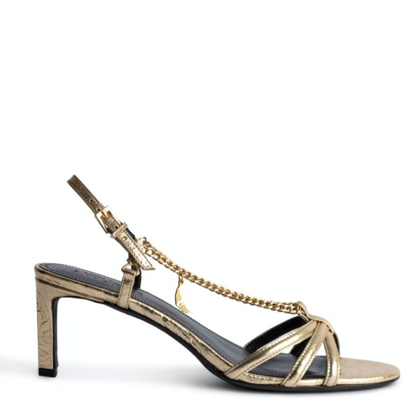 Sandales Sleepless Gold – Taille 39 – Femme – Zadig & Voltaire