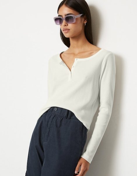 Serafino-Longsleeve regular - Marc O'Polo
