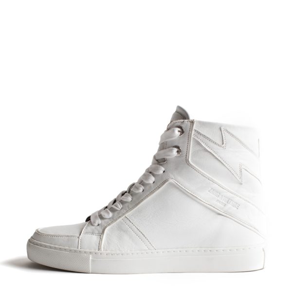 Sneakers Montantes Zv1747 High Flash Blanc – Taille 38 – Femme – Zadig & Voltaire