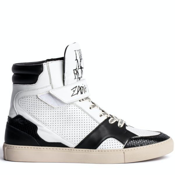Sneakers Montantes Zv1747 High Flash Blanc – Taille 43 – Homme – Zadig & Voltaire