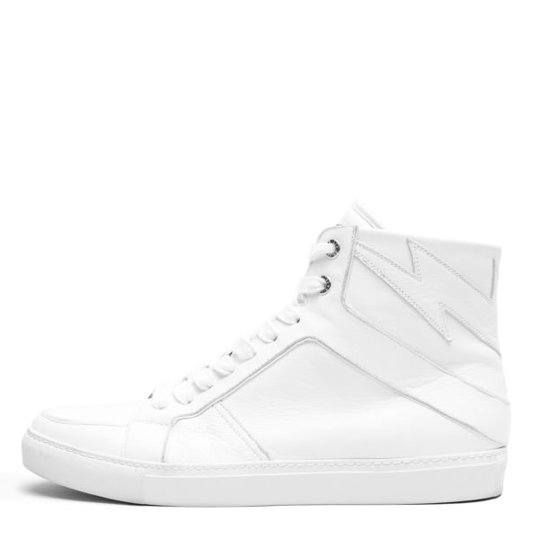Sneakers Zv1747 High Flash Men Blanc – Taille 43 – Homme – Zadig & Voltaire