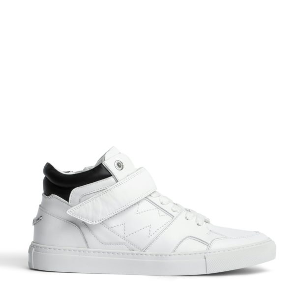 Sneakers Zv1747 Mid Flash Blanc – Taille 38 – Femme – Zadig & Voltaire