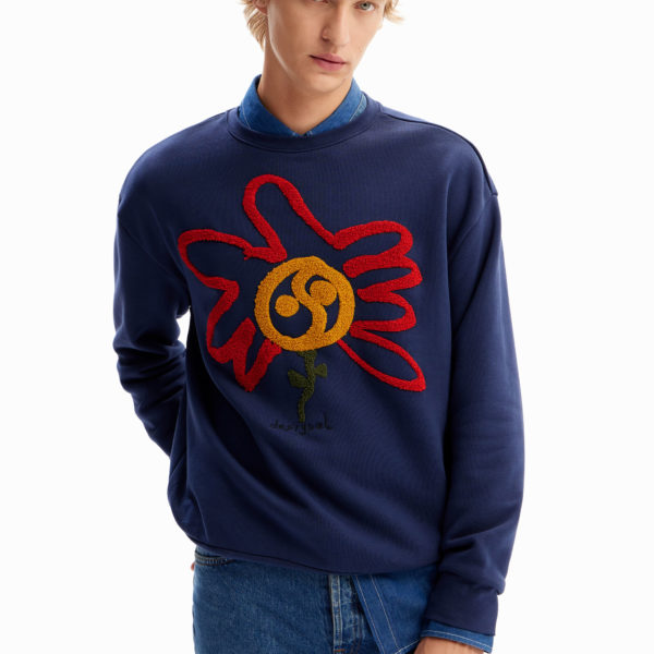 Sweat-shirt fleur lune – Desigual