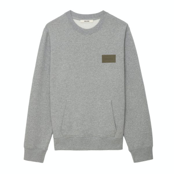 Sweatshirt Aime Gris Chine – Taille Xs – Homme – Zadig & Voltaire