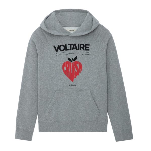 Sweatshirt Avata Concert Crush Gris Moyen – Taille M – Femme – Zadig & Voltaire